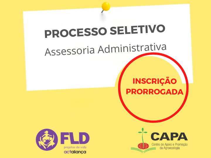 FLD-CAPA Erexim prorroga inscrições para vaga de Assessoria Administrativa